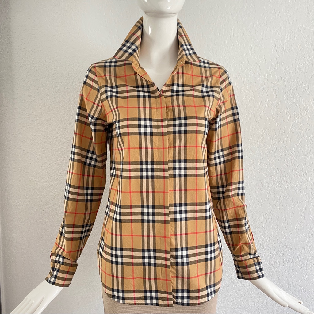 Burberry Check Blouse